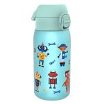 Бутилка за вода Ion8 Print, рециклирана пластмаса, 350ml, РОБОТИ