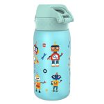 Бутилка за вода Ion8 Print, рециклирана пластмаса, 350ml, РОБОТИ - Image 2