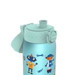 Бутилка за вода Ion8 Print, рециклирана пластмаса, 350ml, РОБОТИ - Image 4