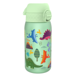 Бутилка за вода Ion8 Print, рециклирана пластмаса, 350ml,Dinosaur - Image 3