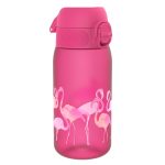 Бутилка за вода Ion8 Print, Recyclon, 350 ml, фламинго