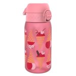 Бутилка за вода Ion8 Print, рециклирана пластмаса, 350ml, СЛАДОЛЕД