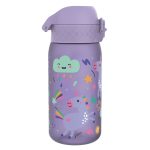 Бутилка за вода Ion8 Print, рециклирана пластмаса, 350ml, ЕДНОРОЗИ ЛИЛАВИ - Image 3