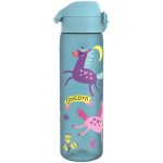 Бутилка за вода Ion8 Print, рециклирани пластмаса, 500ml, ЕДНОРОЗИ СИНИ - Image 3