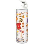Бутилка за вода Ion8 Print, рециклирана пластмаса, 500ml,Football