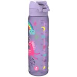 Бутилка за вода Ion8 Print, рециклирана пластмаса, 500ml, ЕДНОРОЗИ ЛИЛАВИ - Image 2