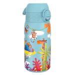 Бутилка за вода Ion8 Print, метална, 400ml, Safari - Image 3