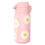 Бутилка за вода Ion8 Print, метална, 400ml, Daisies