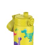 Бутилка за вода Ion8 Print, метална, 400ml, ДИНОЗАВРИ2 - Image 4