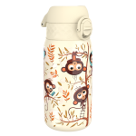 Бутилка за вода Ion8 Print, метална, 400ml, Monkeys - Image 3