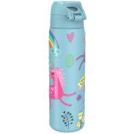 Бутилка за вода Ion8 Print, метална, 600ml, ЕДНОРОЗИ СИН - Image 2
