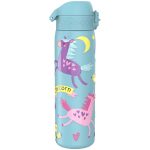 Бутилка за вода Ion8 Print, метална, 600ml, ЕДНОРОЗИ СИН - Image 3