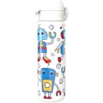 Бутилка за вода Ion8 Print, метална, 600ml, РОБОТИ - Image 3