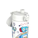 Бутилка за вода Ion8 Print, метална, 600ml, РОБОТИ - Image 4