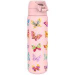 Бутилка за вода Ion8 Print, метална, 600ml, ПЕПЕРУДИ - Image 2