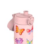 Бутилка за вода Ion8 Print, метална, 600ml, ПЕПЕРУДИ - Image 4