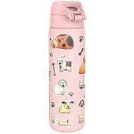 Бутилка за вода Ion8 Print, метална, 600ml, КУЧЕТА - Image 2