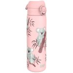 Бутилка за вода Ion8 Print, метална, 600ml, КОАЛА