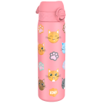 Бутилка за вода Ion8 Print, метална, 600ml, Cats - Image 3