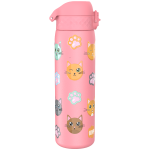 Бутилка за вода Ion8 Print, метална, 600ml, Cats - Image 4