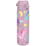 Бутилка за вода Ion8 Print, метална, 600ml, Unicorns - Image 3
