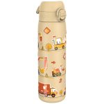 Бутилка за вода Ion8 Print, метална, 600ml, СТРОИТЕЛНИ МАШИНИ - Image 4