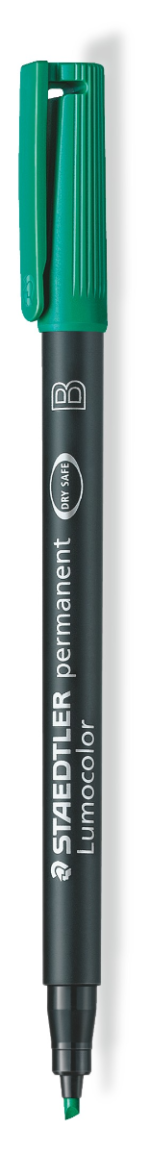 Маркер Staedtler Lumocolor 314 OHP B, зелен - Image 3
