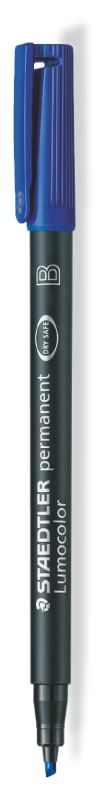 Маркер Staedtler Lumocolor 314 OHP B, син - Image 3