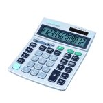 Настолен калкулатор Donau Tech, 12 разряда, сребрист - Image 3