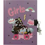 Бележник с катинарче, 13х18см, 80 бели л, Girls - Image 2