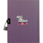 Бележник с катинарче, 13х18см, 80 бели л, Girls - Image 3