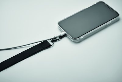 Текстилна лента Ameste за телефон, черна - Image 6