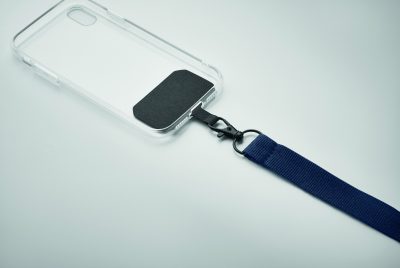 Текстилна лента Ameste за телефон, синя - Image 2