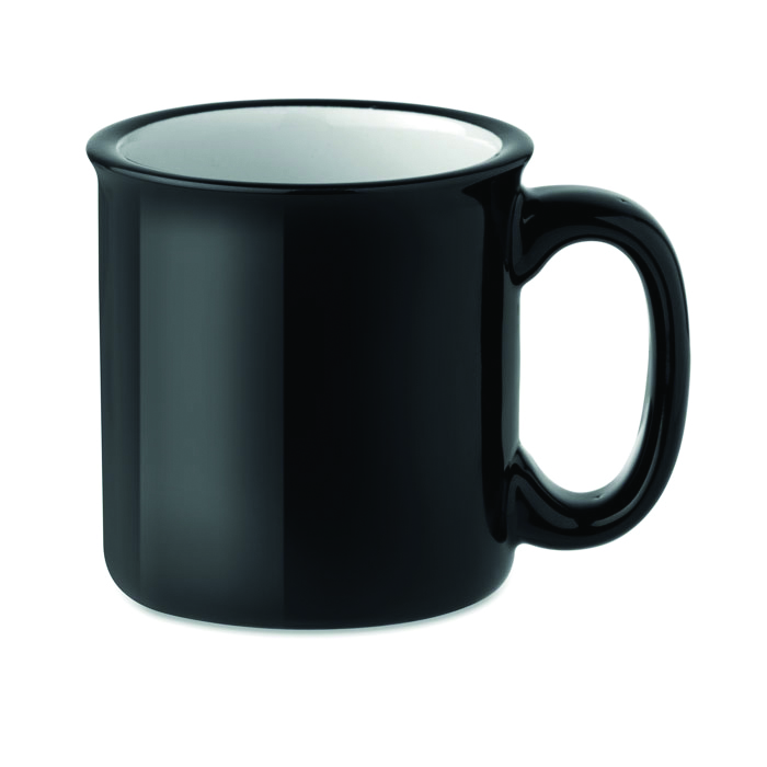 mo9243-03 Керамична чаша Tweenies, 240ml, черна - Image 1
