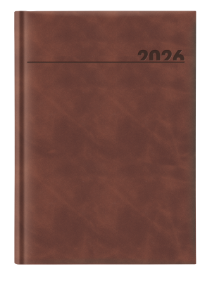 Календар-бележник Castelli Chia 894 A5, 2026, кафяв