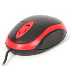 Оптична мишка Omega OM06, USB, червен/черен - Image 3