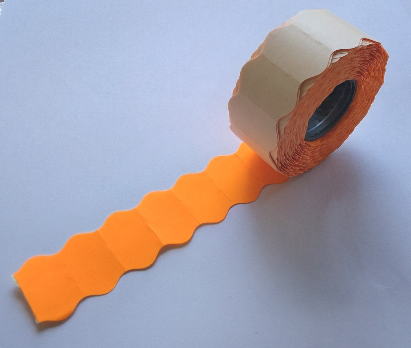 orange Етикети 26x12 mm за едноредови маркиращи клещи оранжеви - Image 1