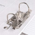 Класьор Basic 7.5cm, метален кант, оранжев - Image 3