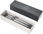 Комплект Parker Royal Jotter Stainless Steel CT, Химикалка и Автоматичен молив - Image 6