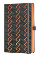 Бележник Castelli C&G, 9x14cm, лин, Roman Copper - Image 2
