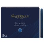 Патрончета Waterman Std за писалка, дълги,тъмно син
