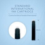 Патрончета Waterman Inter за писалка, къси, ЧЕРЕН - Image 2