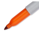 Перманентен маркер Sharpie, F, оранжев - Image 2
