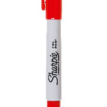 Перманентен маркер Sharpie, F, червен