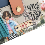 Калъф за карти Nikky 13.3х8.9х1.3cm,Live to travel - Image 9