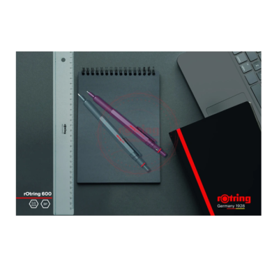 Автоматичен молив Rotring 600, 0.5mm, кафяв - Image 7