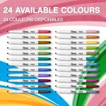 Комплект маркери Sharpie S-Note, 20+4 цвята - Image 2