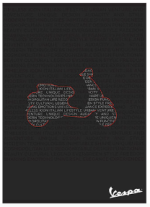 Тетрадка Street Gold Effect, А4, широки редове, 54листа, vespa - Image 2