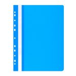 Папка Office Products с прозрачно лице европерф, синя