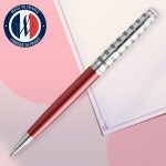 Химикалка Waterman Hemisphere DeLuxe Marine Red, райе - Image 4